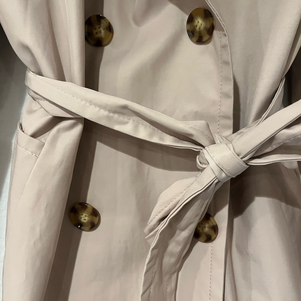 Sam Edelman blush rain trench - Picture 2 of 5